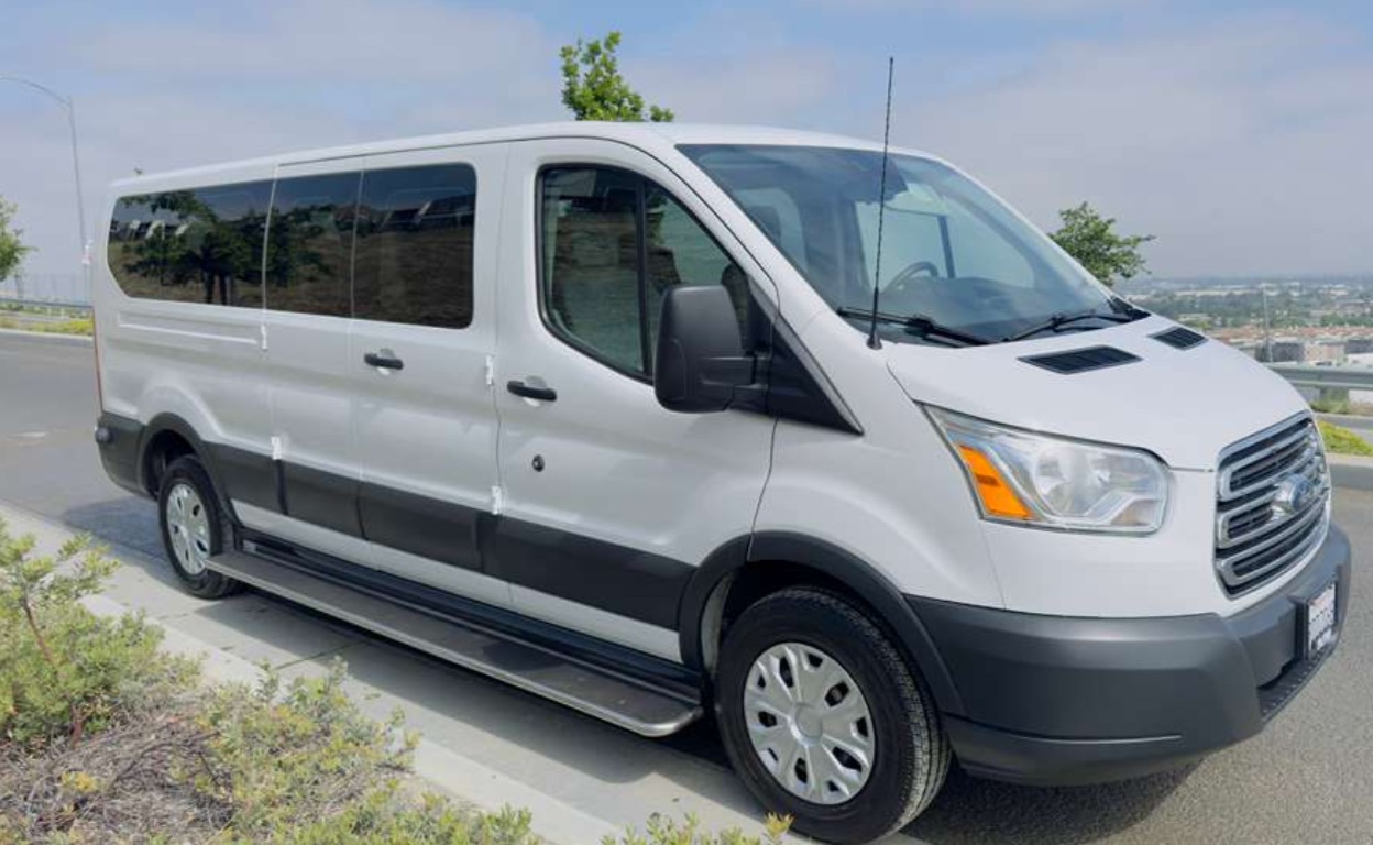 Shuttle van side view